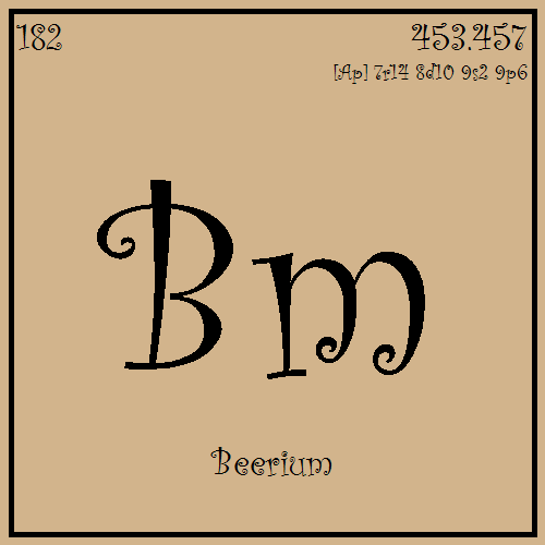Beerium: The Element of Cosmic Revelry