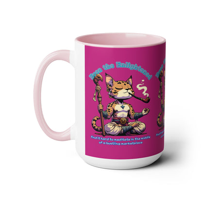 Even The Enlightened Two-Tone Coffee Mugs, 15oz