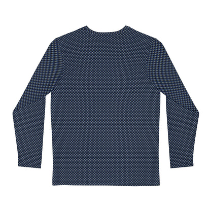 Kevlar Checkerboard Men's Long Sleeve Shirt (Grey)