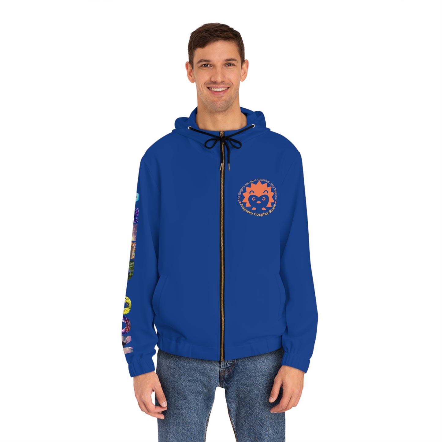 After-Con - "Just A Whisper" Men's Full-Zip Hoodie