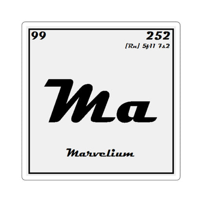 Marvelium Periodic Square Stickers