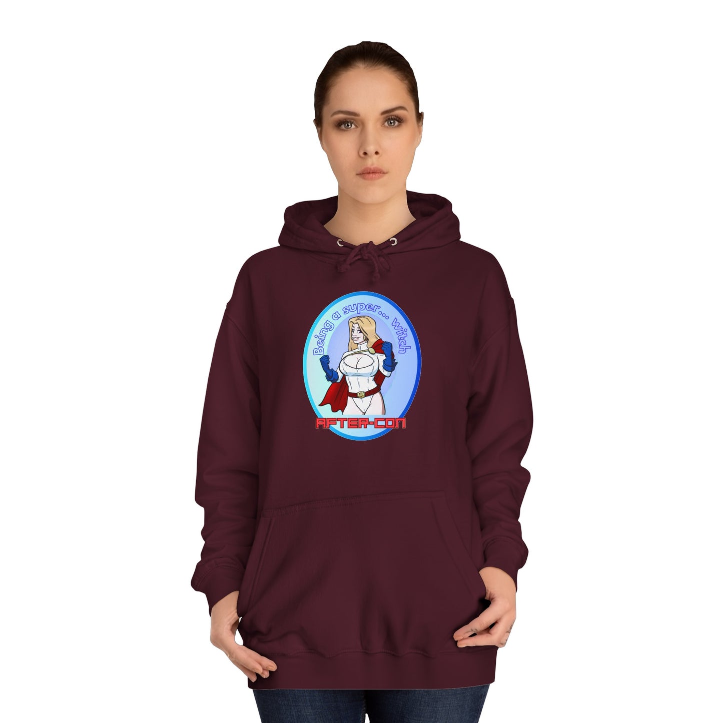 After-Con "Super... witch" Unisex College Hoodie