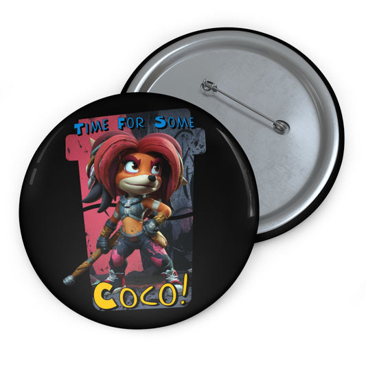 Time For Some Coco Pin Buttons