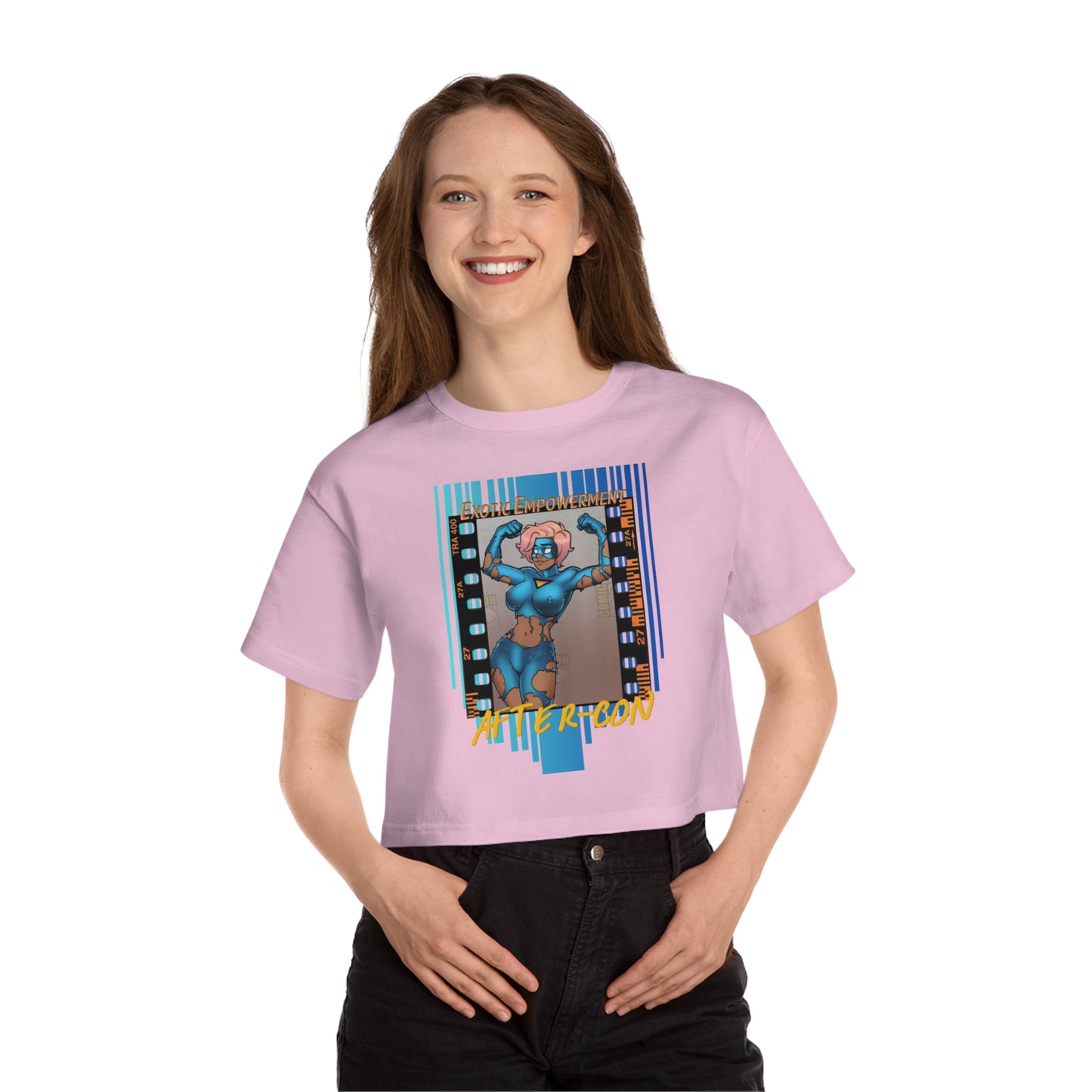 After-Con "Exotic Empowerment" Heritage Cropped T-Shirt