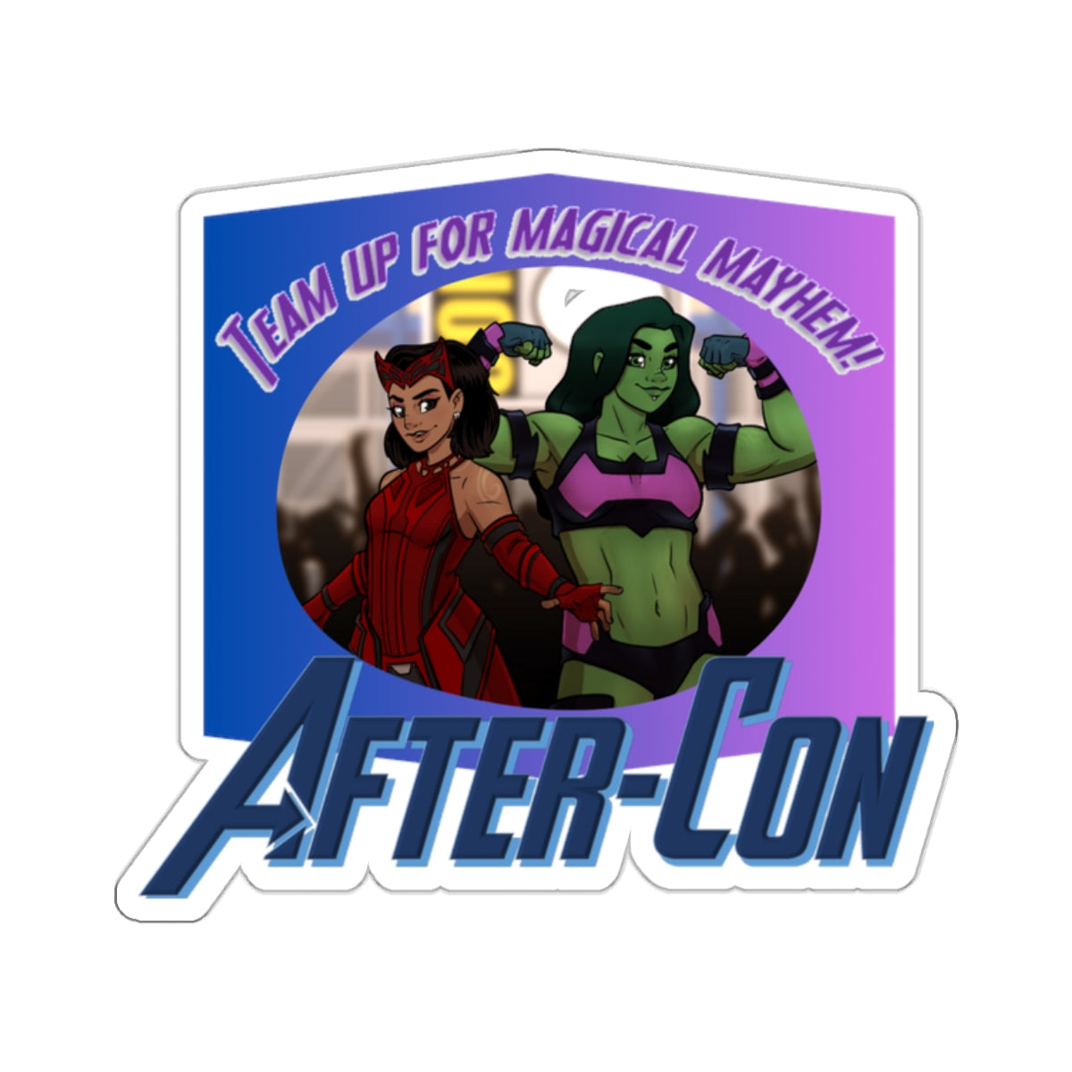 After-Con "Team Up" Kiss-Cut Stickers