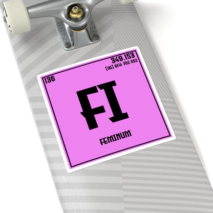Feminum Periodic Square Stickers