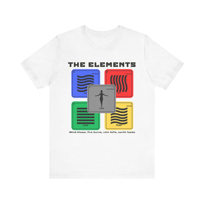 The Elements Unisex Jersey Short Sleeve Tee (Light)