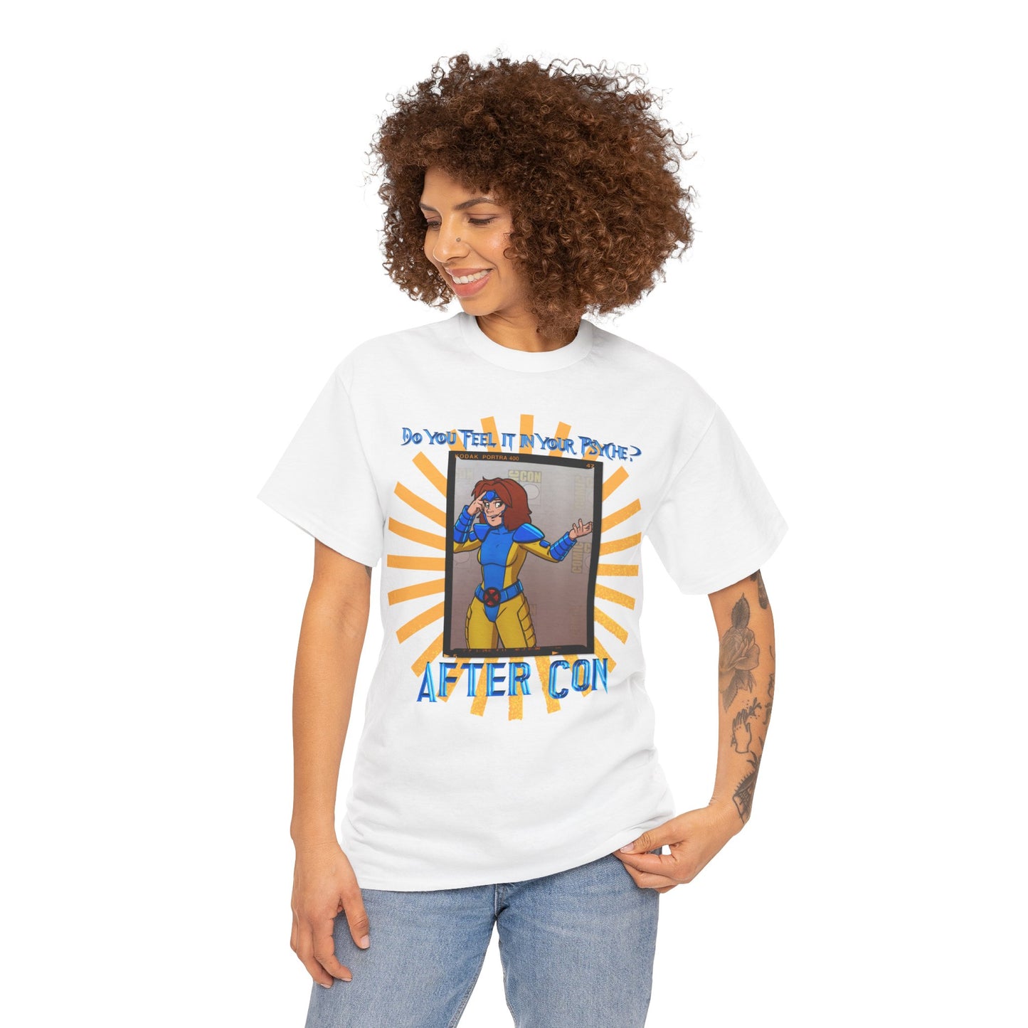 After-Con "Feel it in your Psyche" Unisex Heavy Cotton Tee