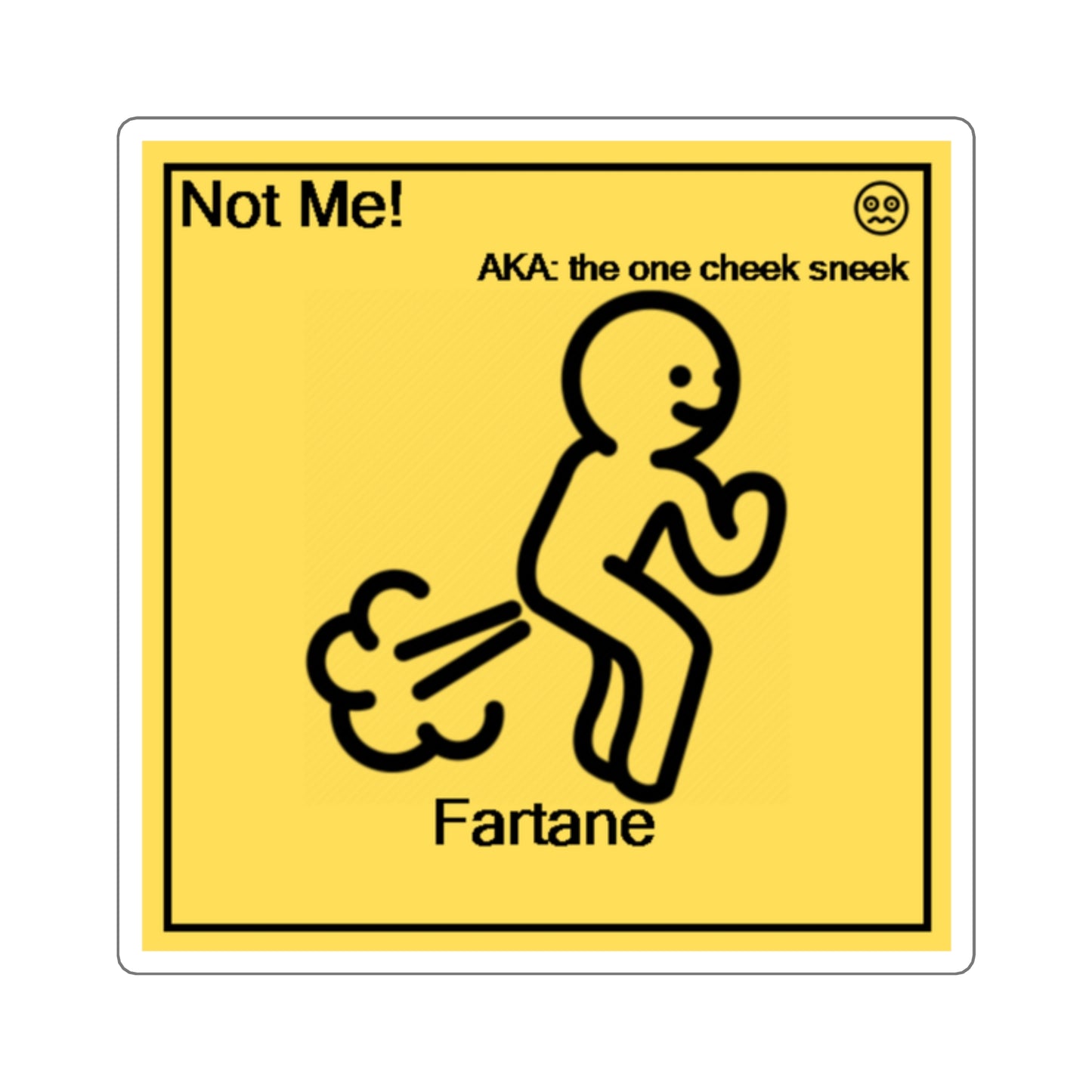 Fartane Square Stickers