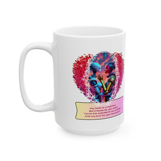 Love and Science Ceramic Mug
