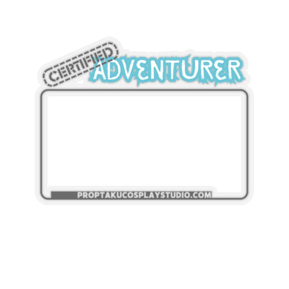 Certified Adventurer Kiss-Cut Photo Sticker (landscape)