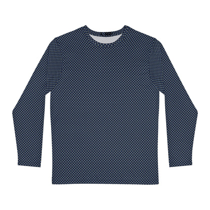 Kevlar Checkerboard Men's Long Sleeve Shirt (Grey)