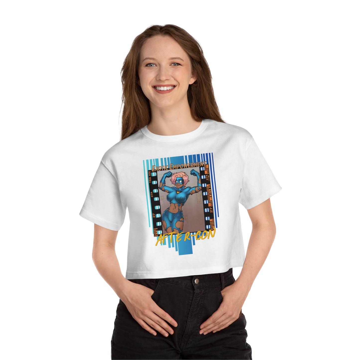 After-Con "Exotic Empowerment" Heritage Cropped T-Shirt