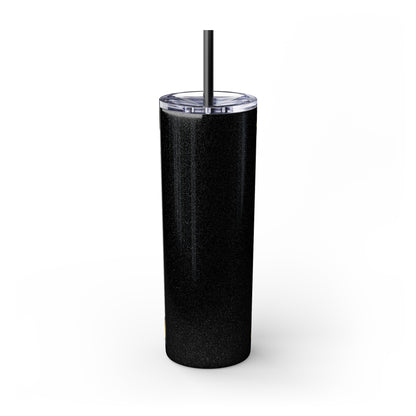 After-Con "Zoe" Skinny Tumbler with Straw, 20oz