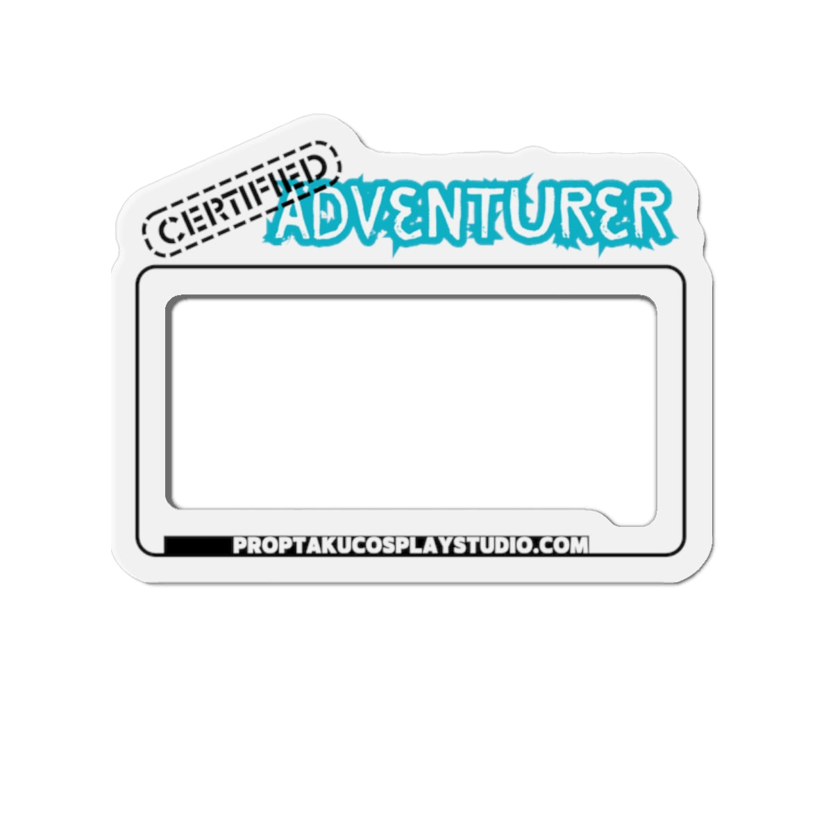 Certified Adventurer Die-Cut Photo Magnet (landscape)