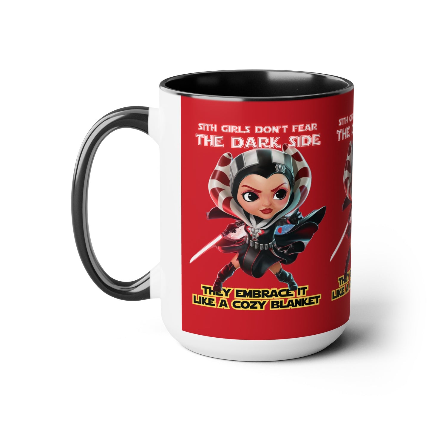 Sith Girls Don't Fear Two-Tone Coffee Mugs, 15oz
