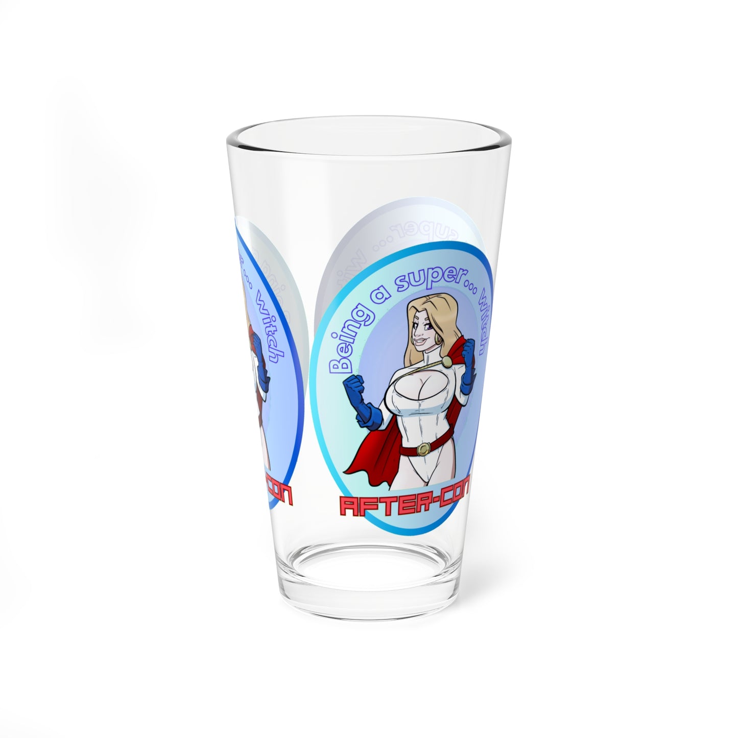 After-Con "Super... witch" Pint Glass, 16oz