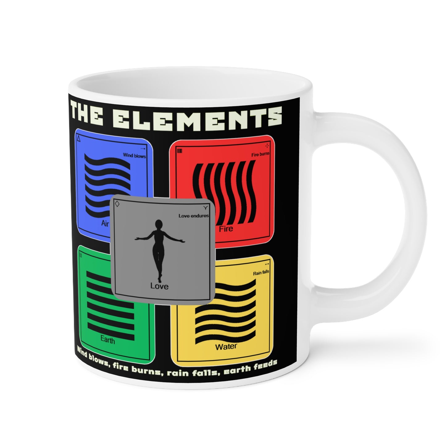 The Elements Jumbo Ceramic Mug 20 oz