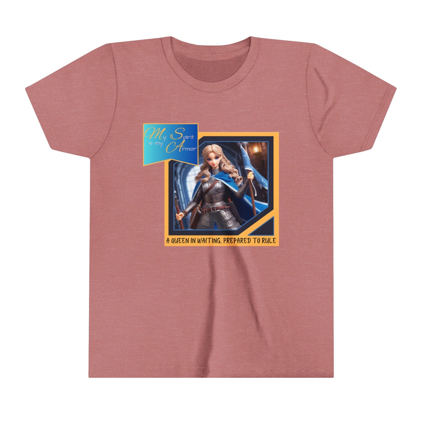 Queen in Waiting (blue) Youth Short Sleeve Tee