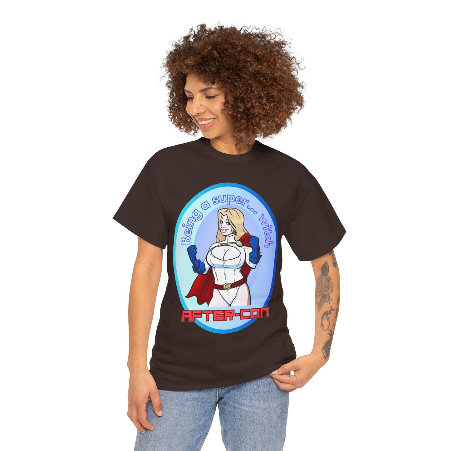 After-Con "Super... witch" Unisex Heavy Cotton Tee