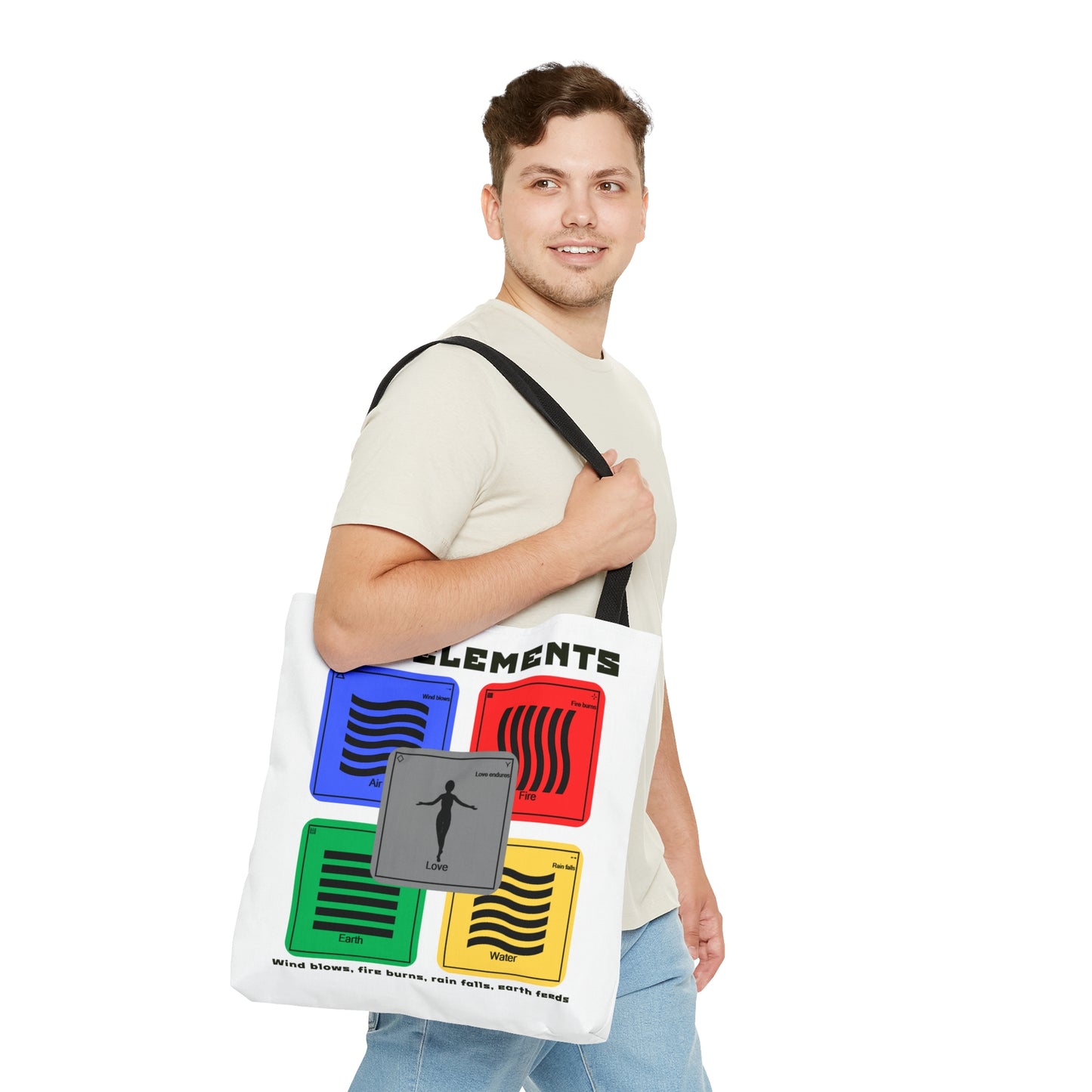 The Elements Tote Bag - White
