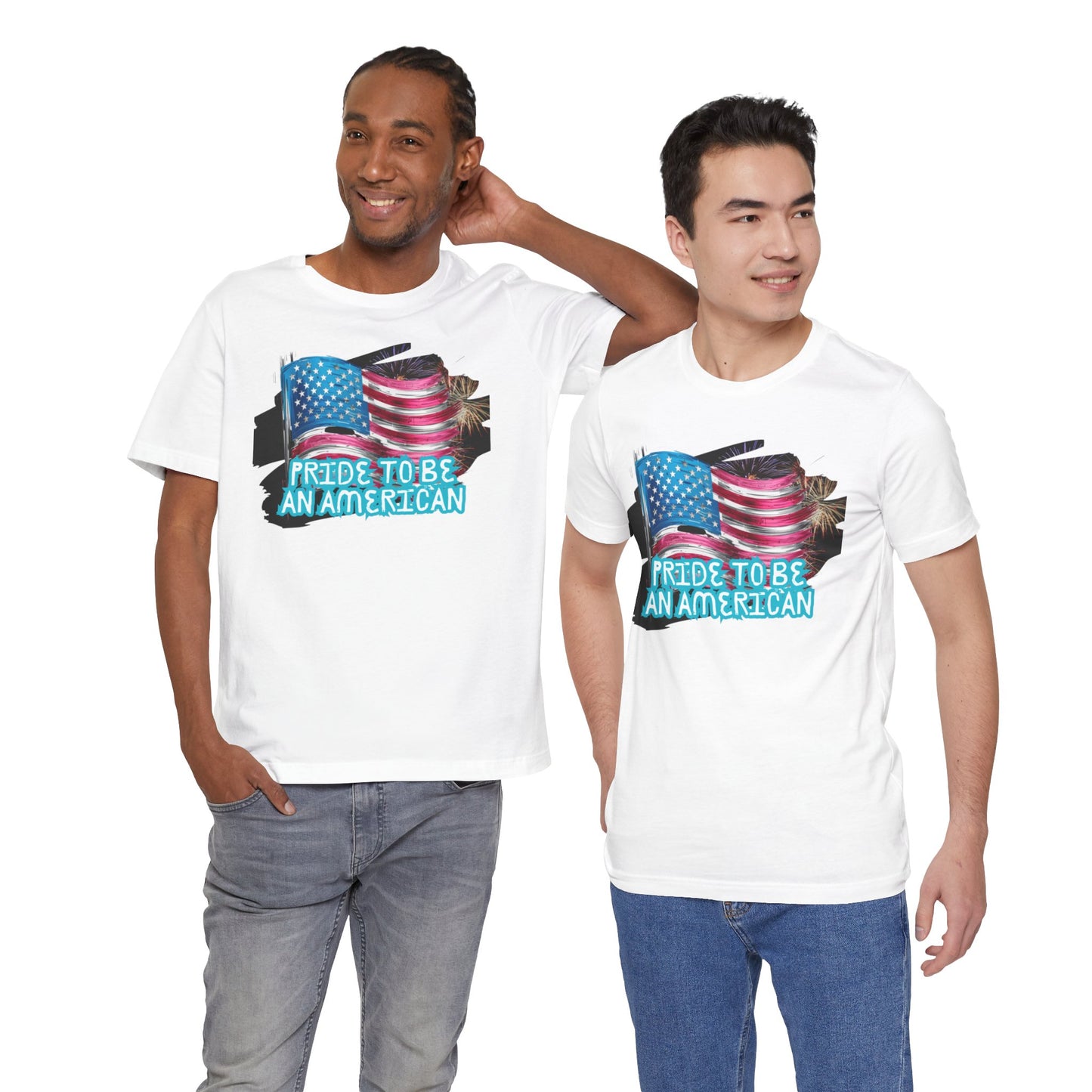 Pride To Be An American Jersey Short Sleeve Tee