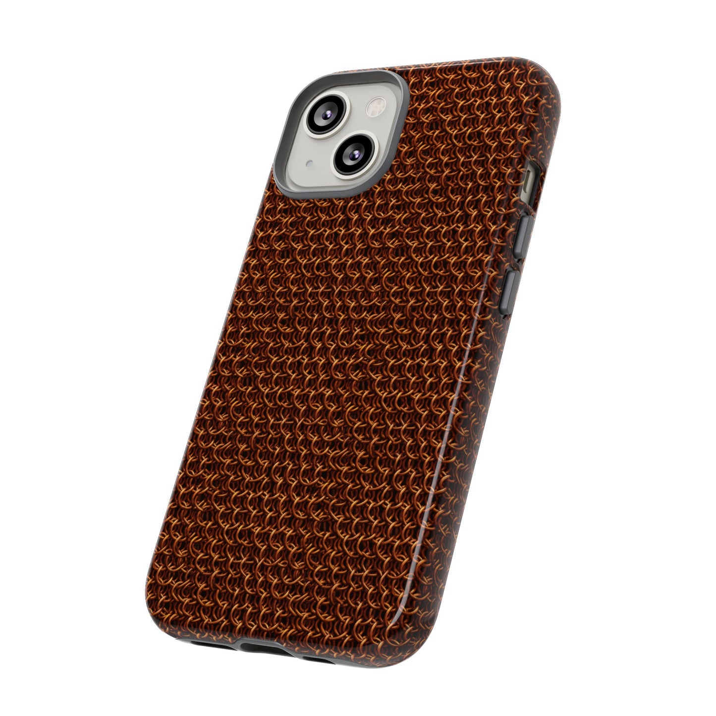 Flame Bronze Chainmail Tough Cases