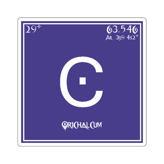 Orichalcum Periodic Square Stickers