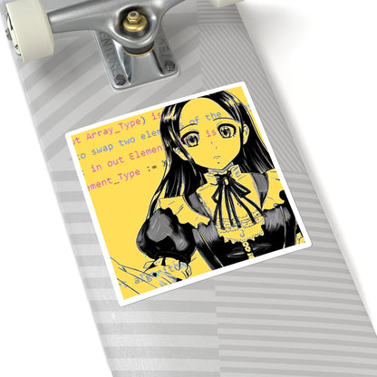 Young Ada Lovelace Square Stickers