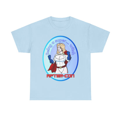 After-Con "Super... witch" Unisex Heavy Cotton Tee