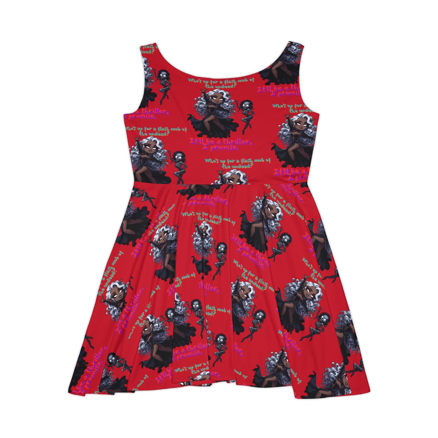 Who's Up For A Flash Mob? Women's Skater Dress