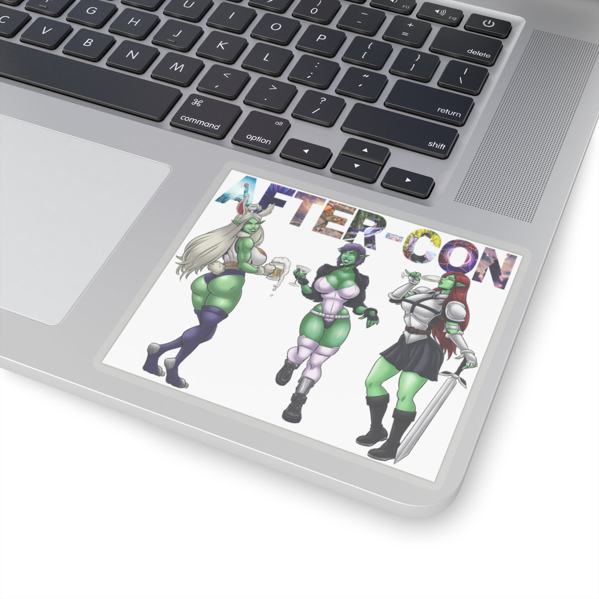 After-Con - "Three Orc Graces" Kiss-Cut Sticker