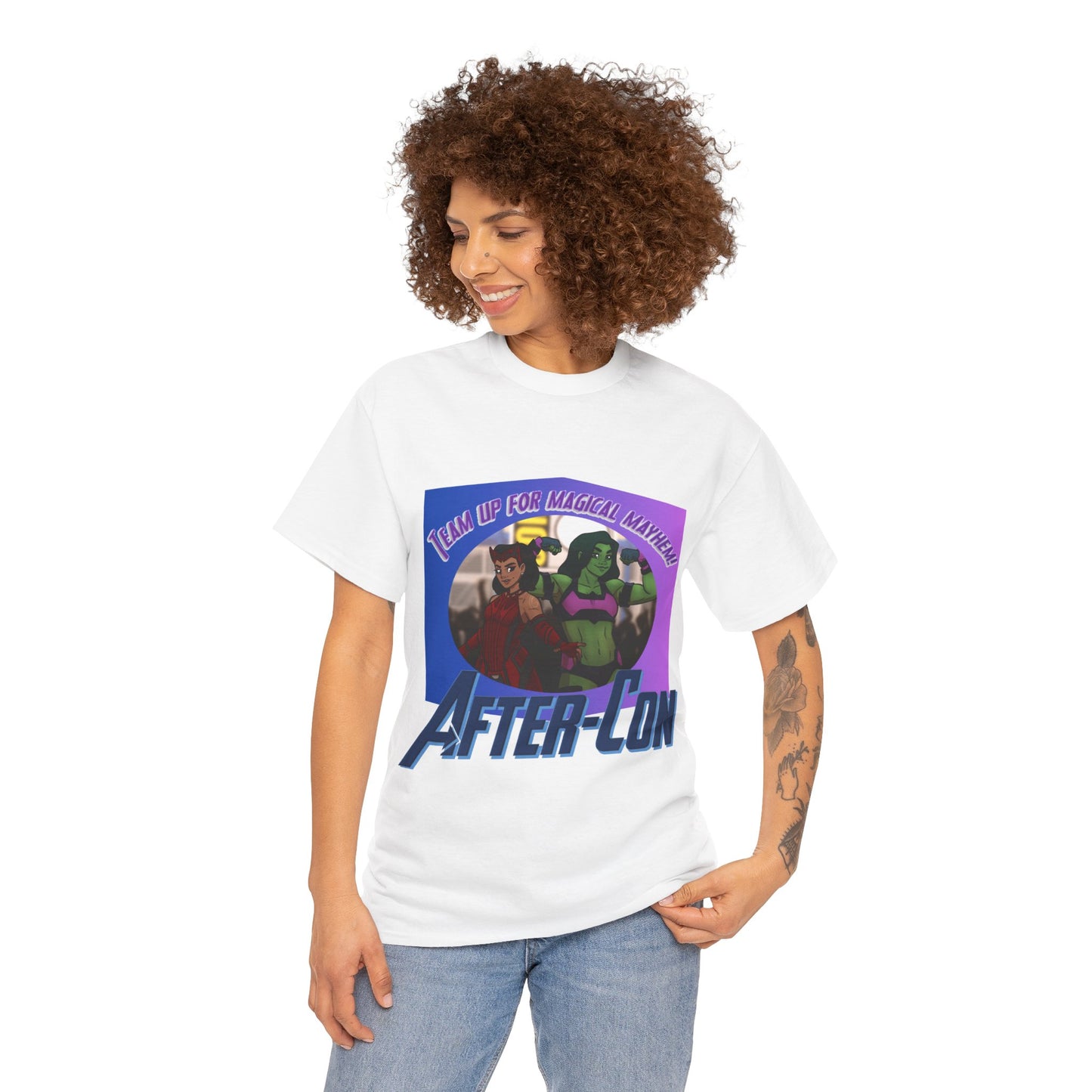 After-Con "Team Up" Unisex Heavy Cotton Tee