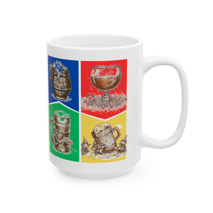 Mugs Rectangle Ceramic Mug 11 / 15 oz